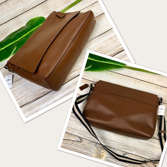 COACH • CHARLES MESSENGER IN SMOOTH LEATHER - Picture 4 of 8